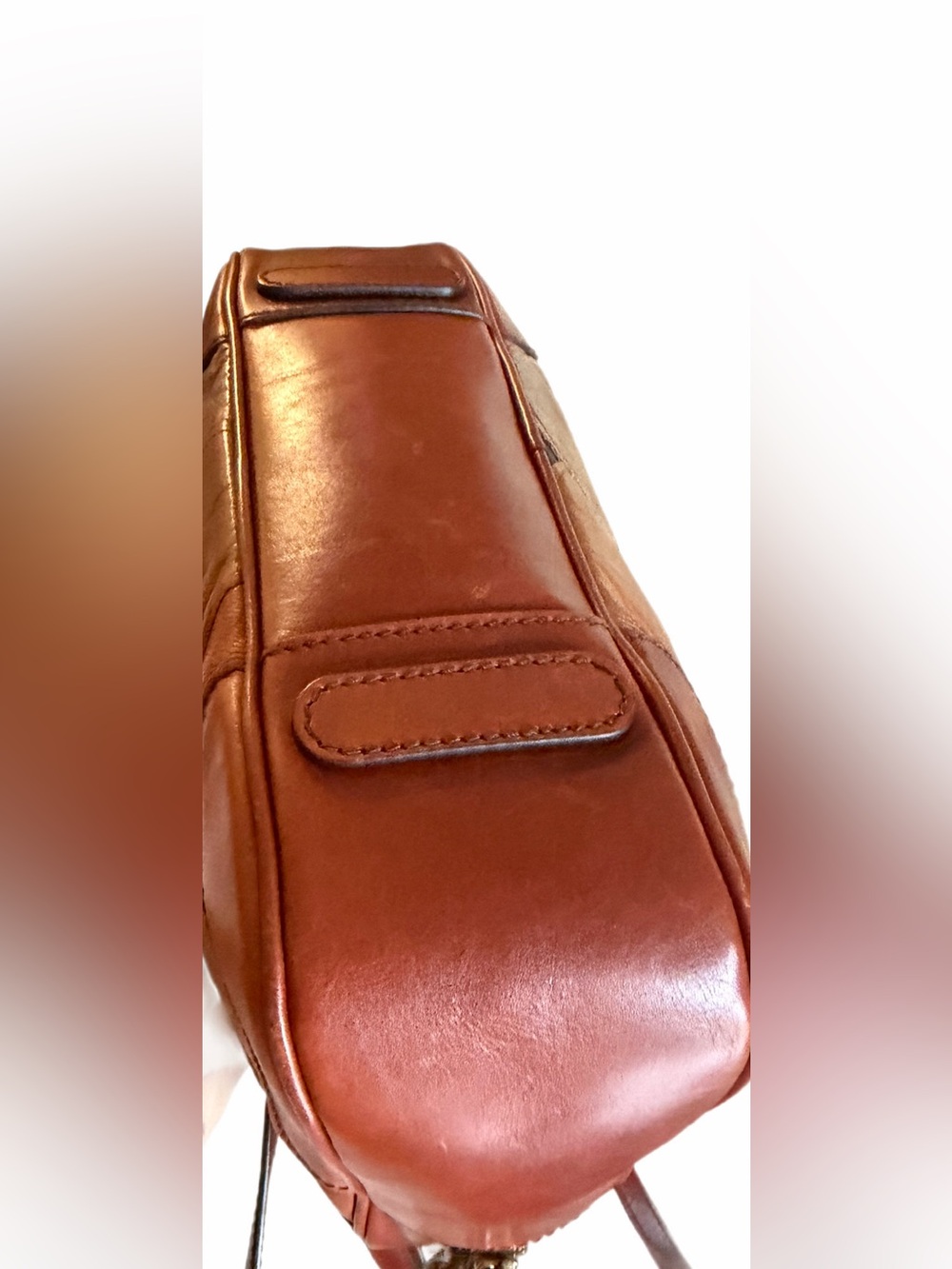 Authentic Dolce & Gabbana Vintage Miss Edge Patwork leather handbag w/gold - Picture 8 of 16